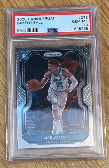 2020-21 Prizm Lamelo Ball #278 PSA 10 Gem Mint