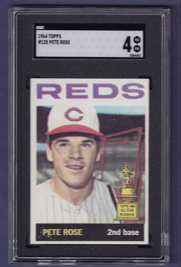 1964 Topps #125 Pete Rose SGC 4