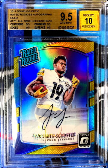 Juju Smith-Schuster - Small crack on back bottom