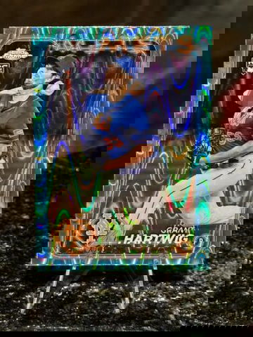 2024 Topps Chrome GRANT HARTWIG RC Aqua Lava Refractor #/199 Rookie NY Mets