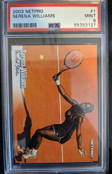 Serena Williams Rookie 2003 NetPro PSA 9
