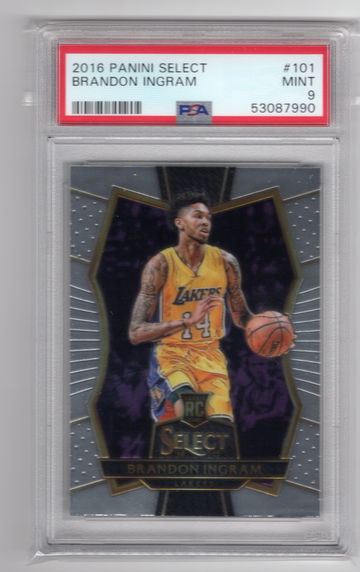 2016 Panini Select Brandon Ingram #101 PSA 9