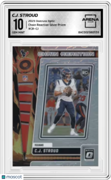 2003 Panini Donruss Optic Chain Reaction Silver Prizm C.J. Stroud #CR-CJ RC Arena Club 10