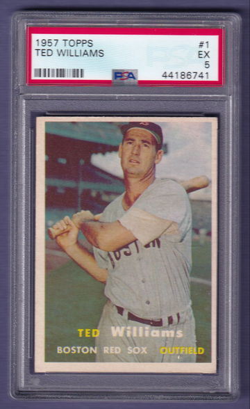 1957 Topps #1 Ted Williams PSA 5