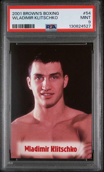 2001 Brown's Boxing Wladimir Klitschko #54 PSA 9