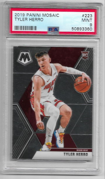 Tyler Herro 2019 Mosaic PSA 9