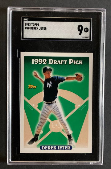 1993 Topps Yankees Derek Jeter RC #98 - SGC 9 MINT