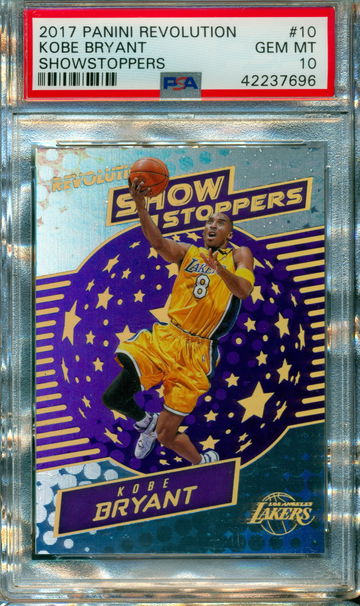 2017 Panini Revolution Kobe Bryant Showstoppers #10 PSA 10