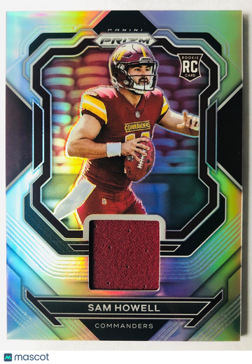 2022 Panini Prizm SAM HOWELL RC Premier Jersey Memorabilia #PJ-SH - Commanders