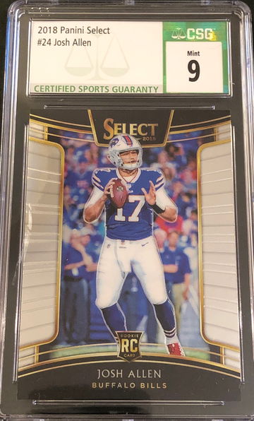 2018 select josh allen rookie concourse base (ship from hongkong 14-28days)
