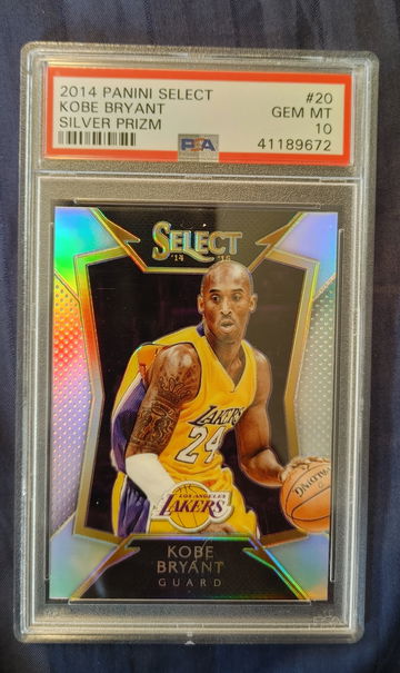 2014 Panini Select Silver Prizm Kobe Bryant PSA 10
