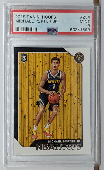2018 NBA Hoops Michael Porter Jr. PSA 9