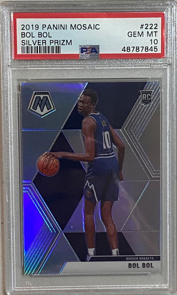 2019 Mosaic Bol Bol Silver Prizm PSA 10