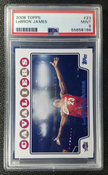 2008 Topps LeBron James #23 PSA 9 MINT