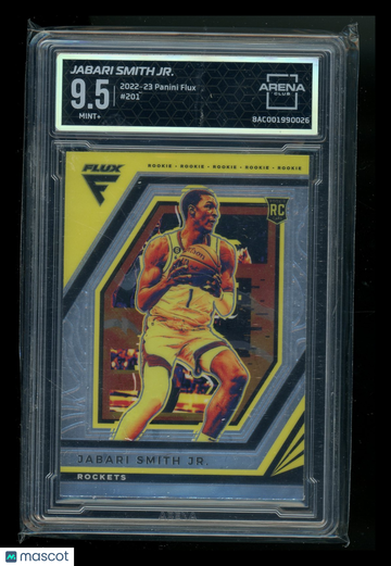 2023 2022-23 Panini Flux Jabari Smith Jr. #201 RC Arena Club 9.5