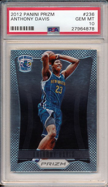2012-13 Prizm Anthony Davis PSA 10