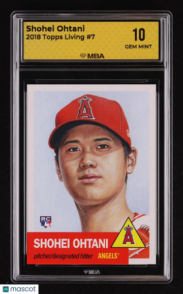 2018 Topps Living Shohei Ohtani #7 Rookie MBA 10