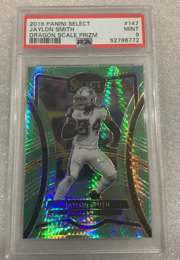 2019 Select Dragon Jaylon Smith Premier level Psa 9 /88 Cowboys 