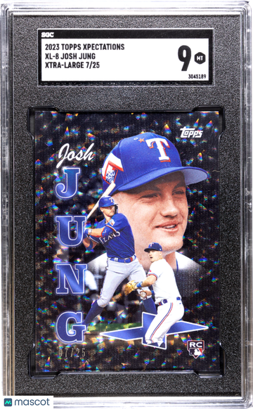 2023 Topps Xpectations Josh Jung #XL-8 Xtra Large SGC 9