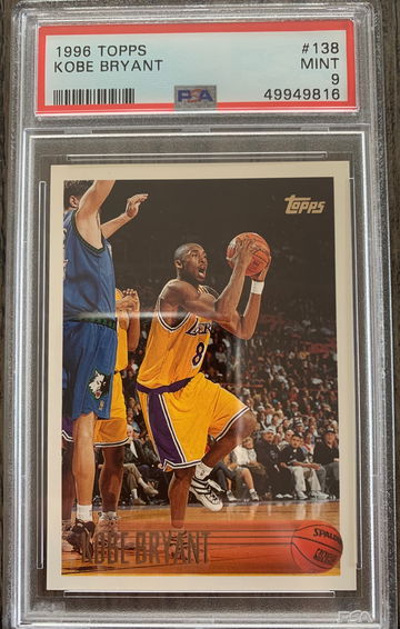 1996 topps Kobe Bryant PSA 9