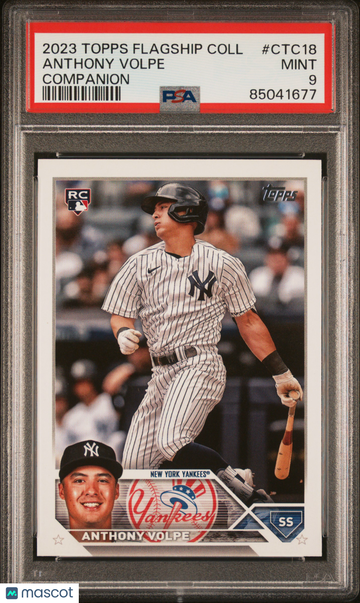 2023 Topps Flagship Collection ANTHONY VOLPE Oversized Companion #CTC18 PSA 9