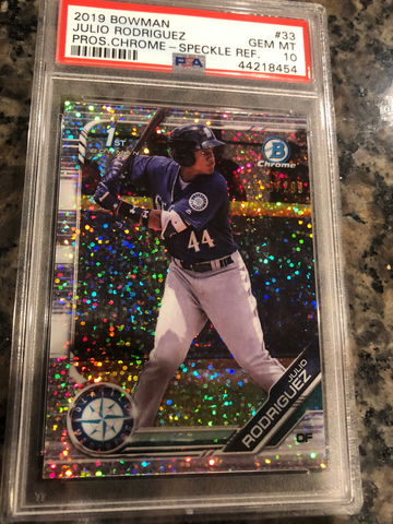 Julio Rodriguez psa 10 speckle /299