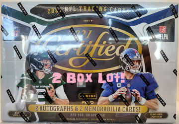 2 Box Lot 2021 Panini Certified Hobby Box Factory Sealed 10 Packs, 2 Auto's & 2 Mem's Per LOADED 💥💥