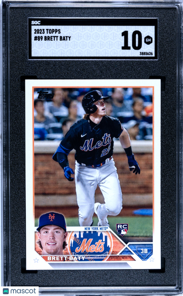 2023 Topps Brett Baty #89 SGC 10