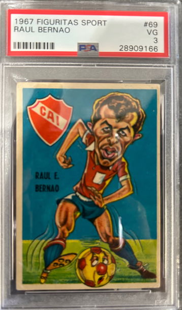 1967 Figuritas Sport Raul Bernao 