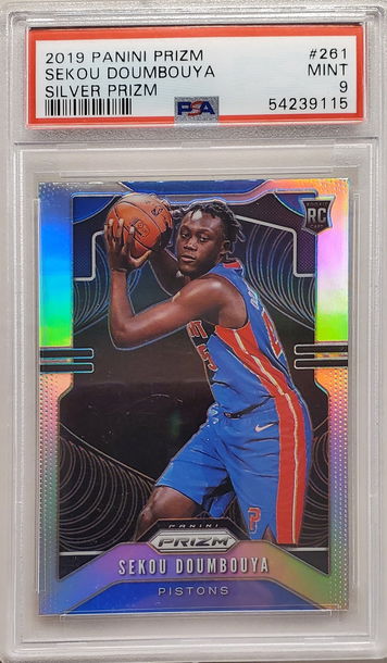 2019-20 Prizm Sekou Doumbouya Prizm Silver PSA 9