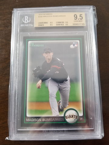 2010 bowman madison bumgarner