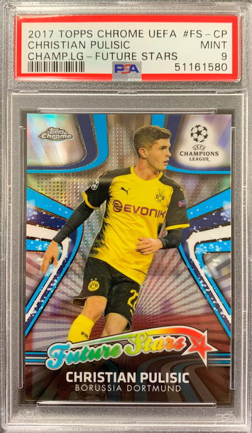 2017 Topps Chrome Future Stars Christian Pulisic PSA 9
