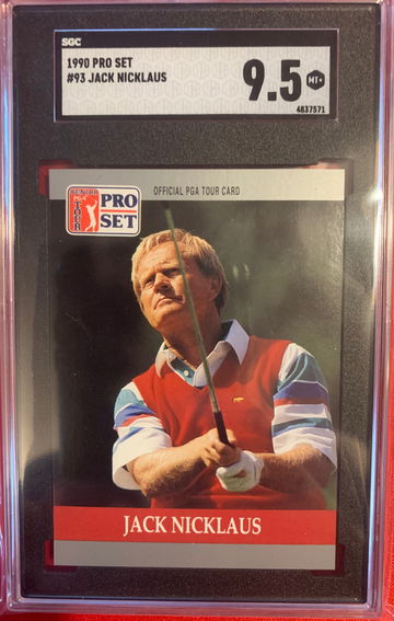 1990 Pro Set #93 Jack Nicklaus SGC 9.5