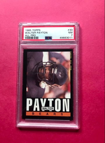 1985 Topps #33 - Walter Payton