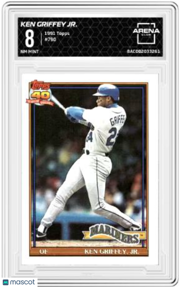 1991 1992 Topps Ken Griffey Jr #790 Arena Club 8