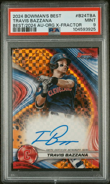 2024 Bowman's Best Best Travis Bazzana #B24TBA /25 PSA 9 Auto