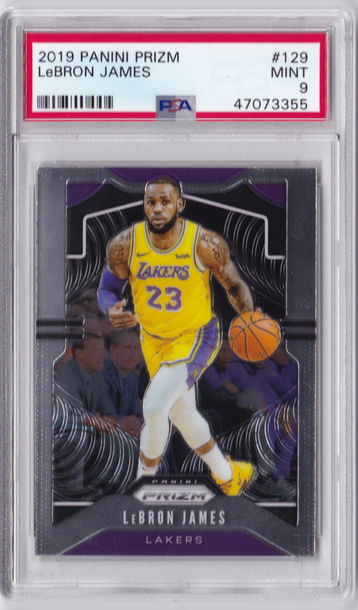 LeBron James 2019 Prizm PSA 9