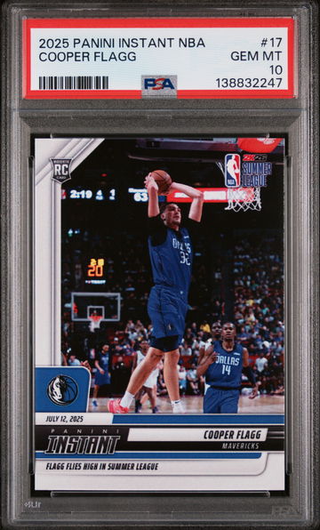 2025 Panini Instant NBA Cooper Flagg #17 /5310 PSA 10