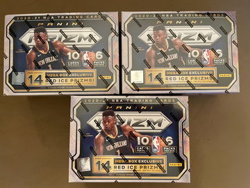 2020 - 2021 Panini Prizm Basketball Lot of 3 Mega Box