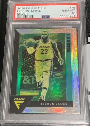 2020 Flux LeBron James Silver #79 PSA 10 Gem Mint