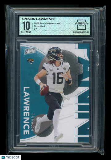 2023 Panini National VIP Silver Packs Trevor Lawrence #7 Arena Club 10