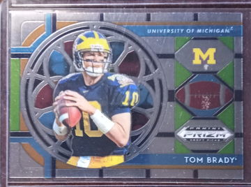 2019 panini Prizm draft picks Tom Brady stained glass 