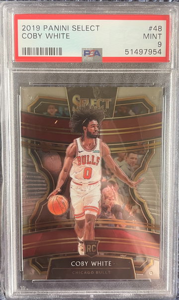 2019 Panini Select Coby White PSA 9