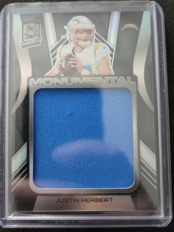 2020 Spectra Justin Herbert Monumental Prizm