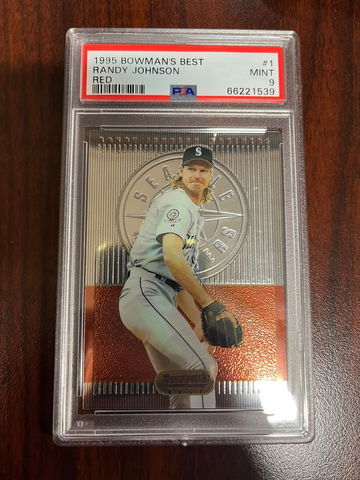 1995 Bowmans Best Randy Johnson Red PSA 9