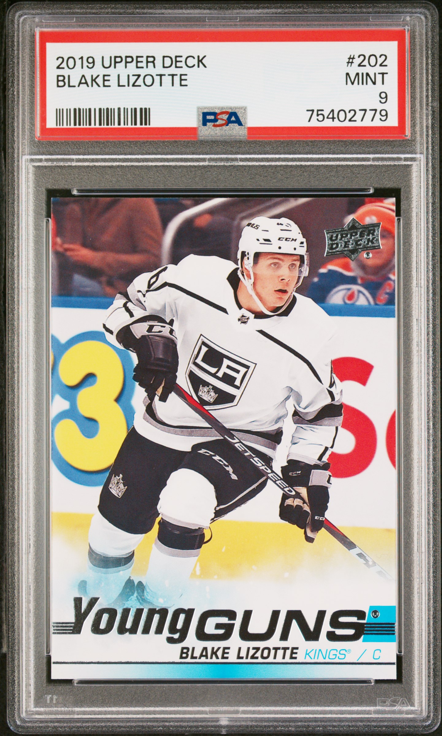2019 Upper Deck Blake Lizotte #202 PSA 9