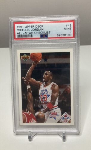 1991 Upper Deck #48 Michael Jordan All- Star Checklist PSA 9 MINT