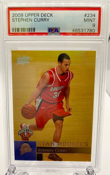 2009 Upper Deck Stephen Curry ROOKIE #234 PSA 9 MINT