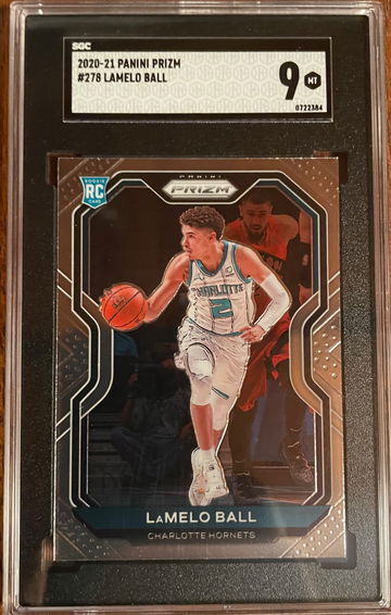 2020-21 Panini Prizm #278 LaMelo Ball SGC 9 MT