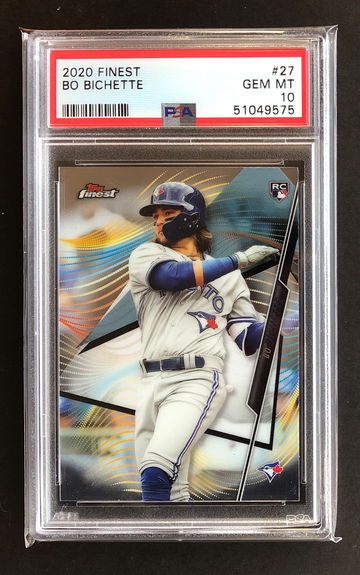 2020 Finest Bo Bichette PSA 10